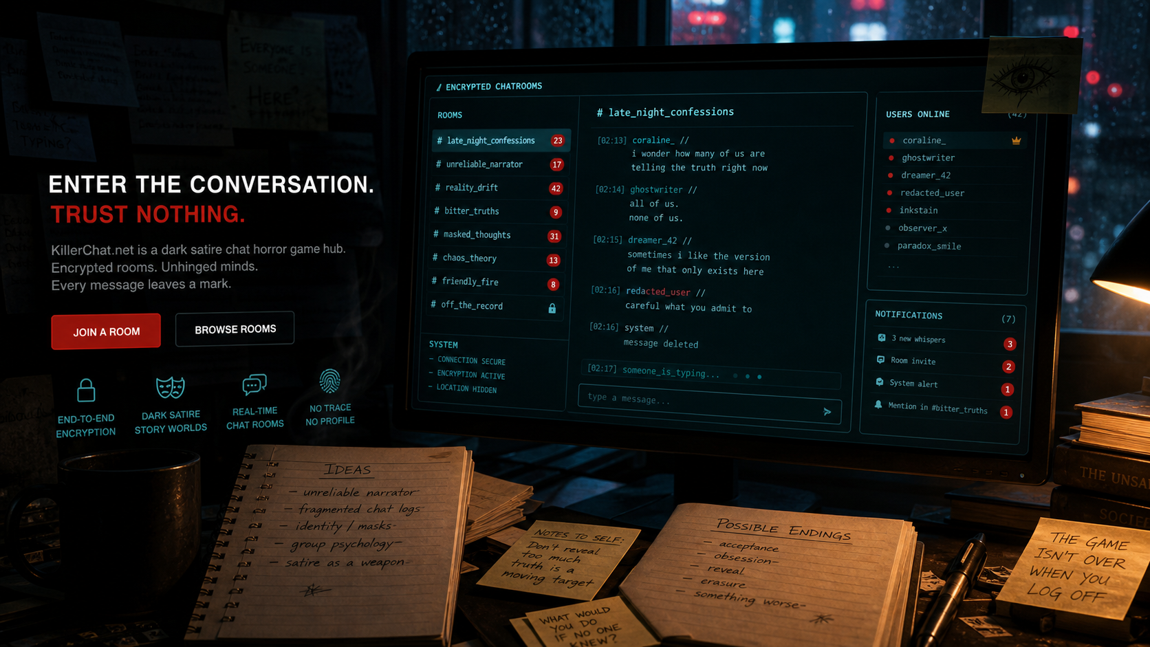 Killer Chat! cover screenshot
